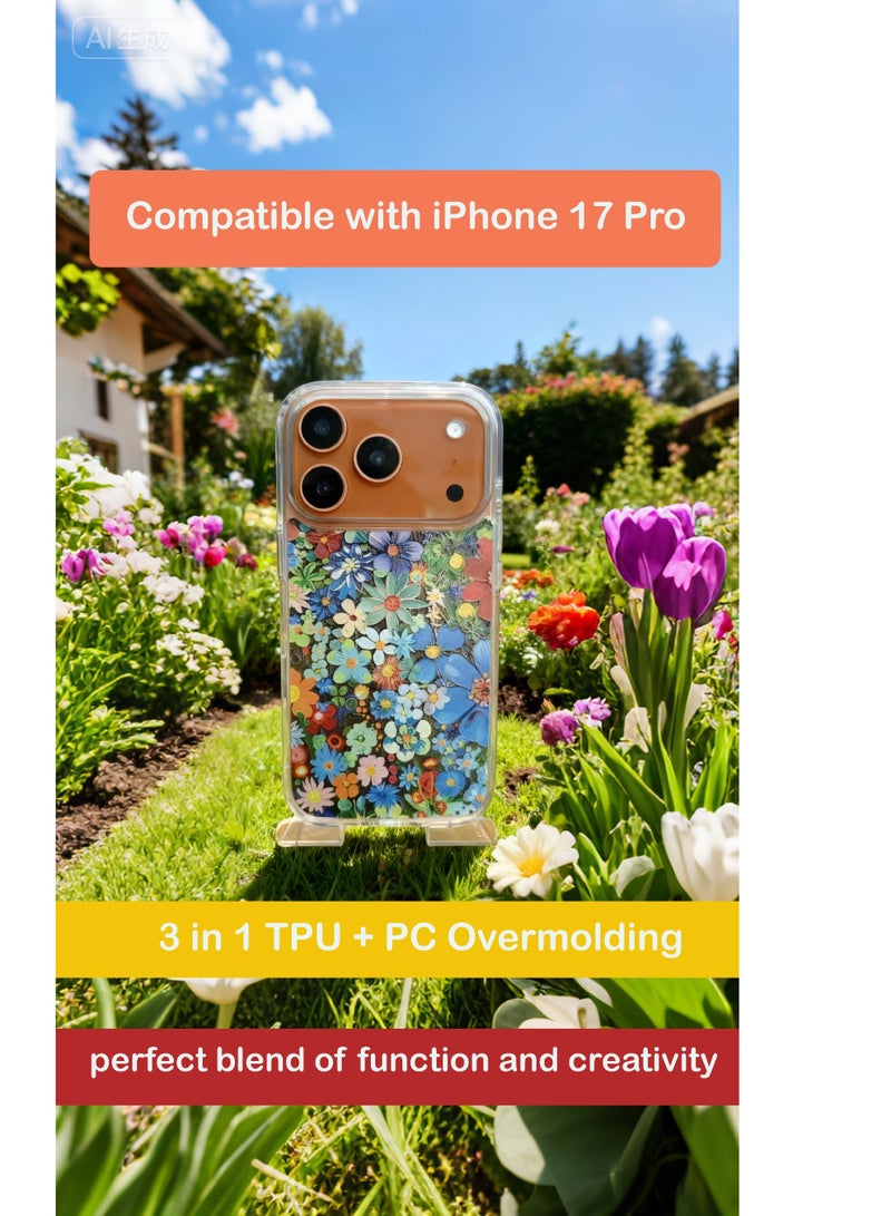 ThangCore Iphone17-Pro 3 in 1 TPU + PC Overmolding Magnetic Creative Design Phone Case - Image 1