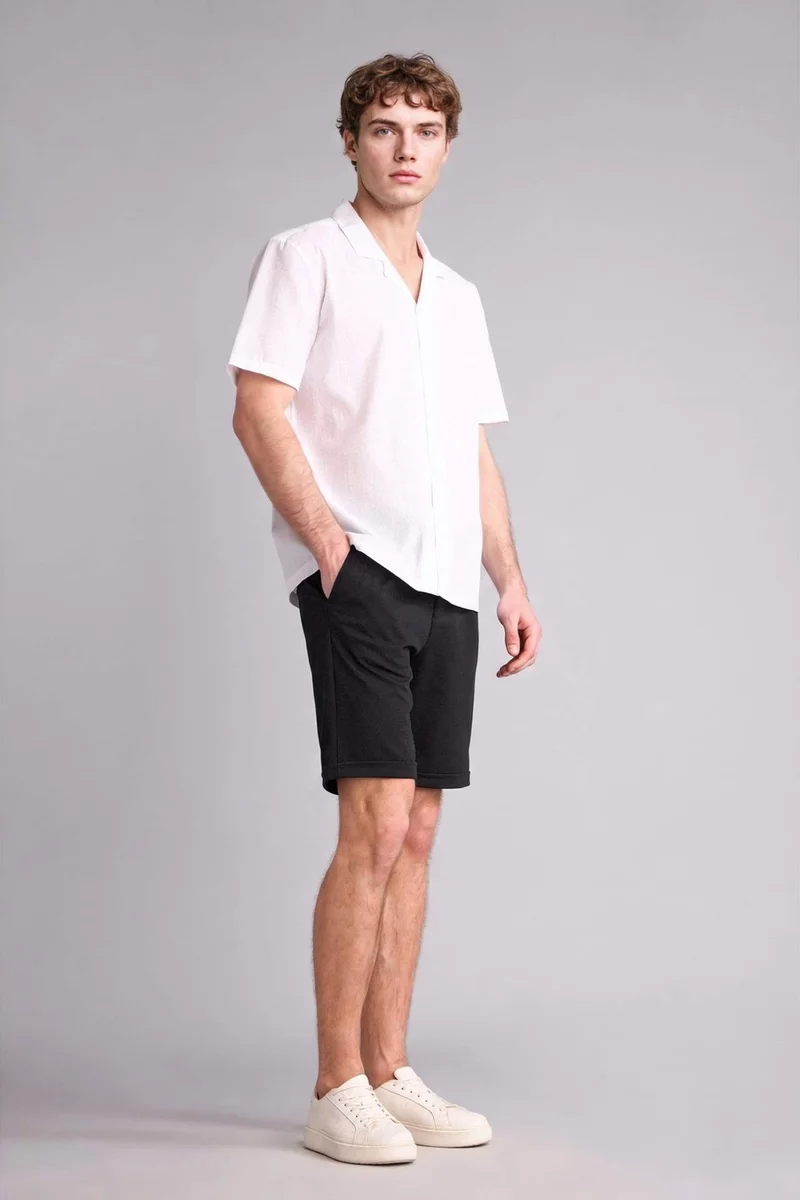ديفاكتو Regular Fit Bermuda Shorts