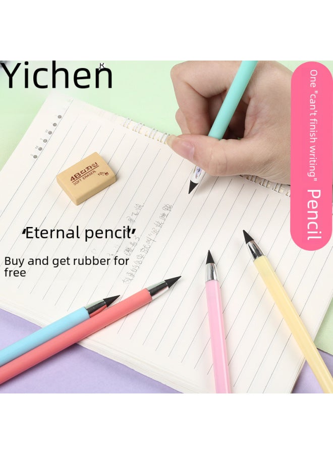 HAO CHEN No Ink Eternal Pen Erasable Endless Pencil No Cutting Continuous Lead Metal Pen Art Painting Sketch Pencil - Image 3