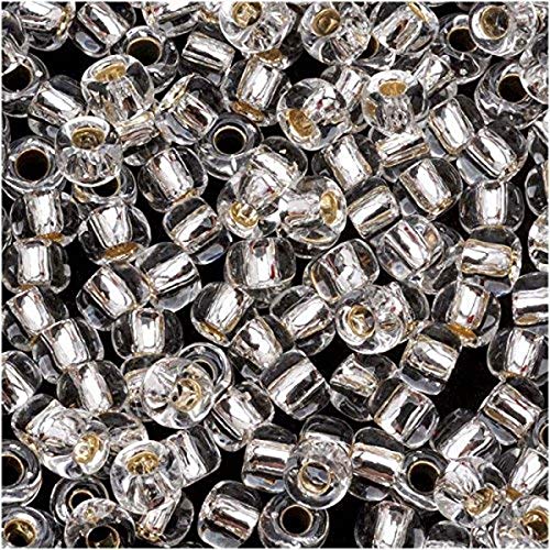 Toho Seed Beads, Silver Lined Crystal - Image 3