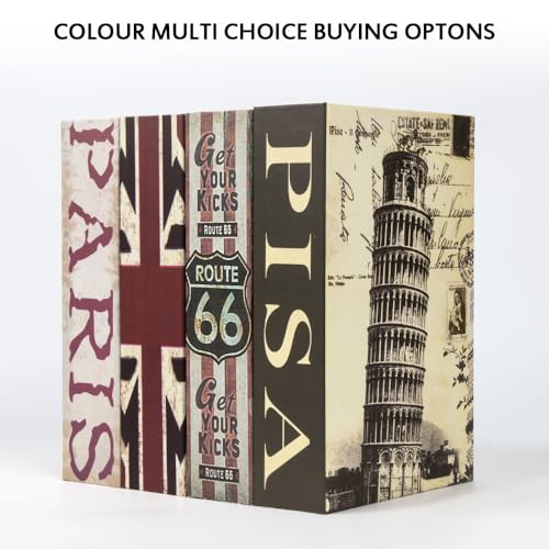 KYODOLED صندوق أمان كتاب KYODOLED مع قفل تركيبي، صندوق إخفاء المال، صندوق قفل معدني سري مخفي، صندوق جمع، 9.5" × 6.2" × 2.2"، فرنسا - Image 5