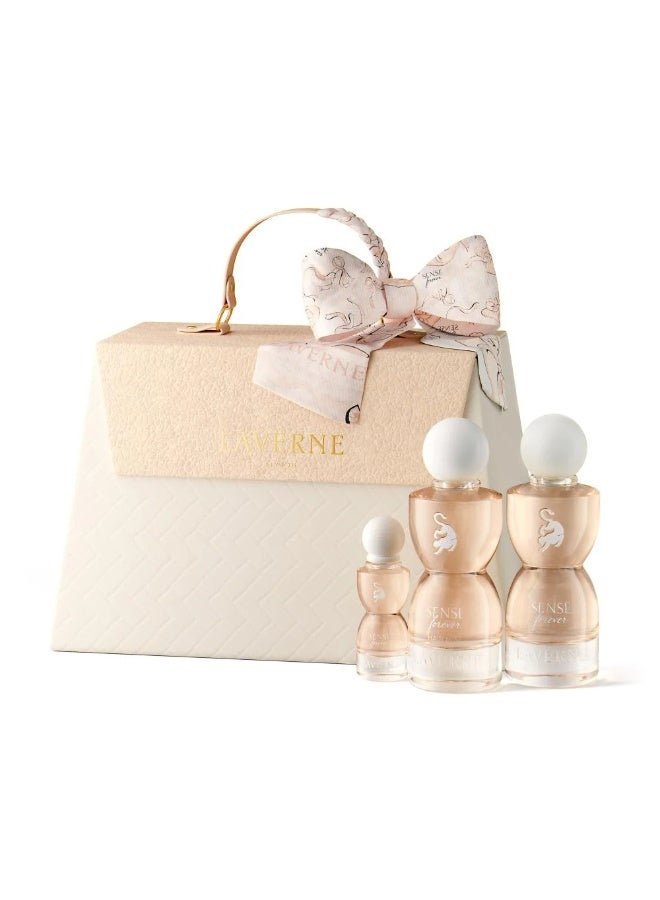 لافيرن [أصلي 100%] مجموعة سينس فور إيفر (عطر سينس فور إيفر الجديد + عطر خاص للشعر + عطر خاص للحقيبة 10 مل) - Image 1