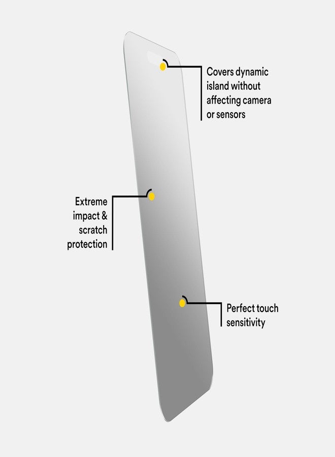 BodyGuardz Pure 3 Privacy Screen Protector for iPhone 15 Pro/iPhone 15, 2-Way Privacy Technology With Maximum Strength 9H Anti-Spy Tempered Glass, Easy Installation, Perfect Touch Sensitivity - Image 4