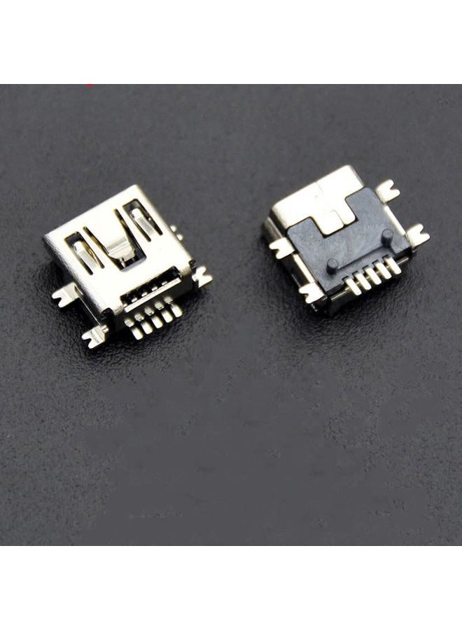 bnafes QMseller 10 Pcs Mini USB Type B Female Port 5-Pin 180 Degree SMD SMT PCB Jack Socket - Image 5