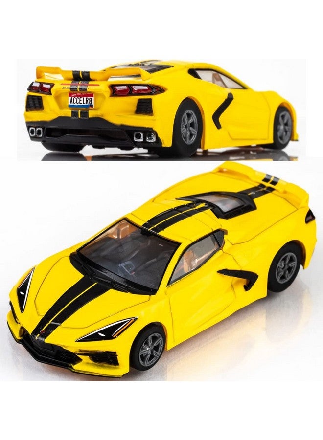 Afx/Racemasters Corvette C8 Accelerated Yellow Afx22013 Ho Slot Racing Cars - Image 1