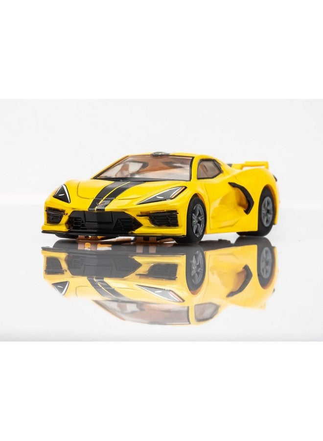 Afx/Racemasters Corvette C8 Accelerated Yellow Afx22013 Ho Slot Racing Cars - Image 2