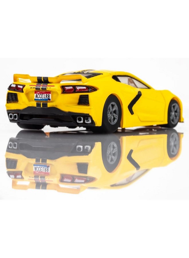Afx/Racemasters Corvette C8 Accelerated Yellow Afx22013 Ho Slot Racing Cars - Image 4