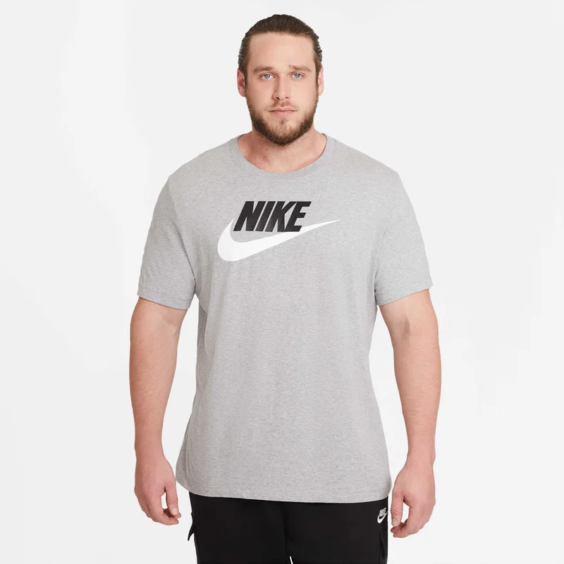 Nike Grey Men's Sportswear Icon Futura T-Shirt for Men | Best Price UAE