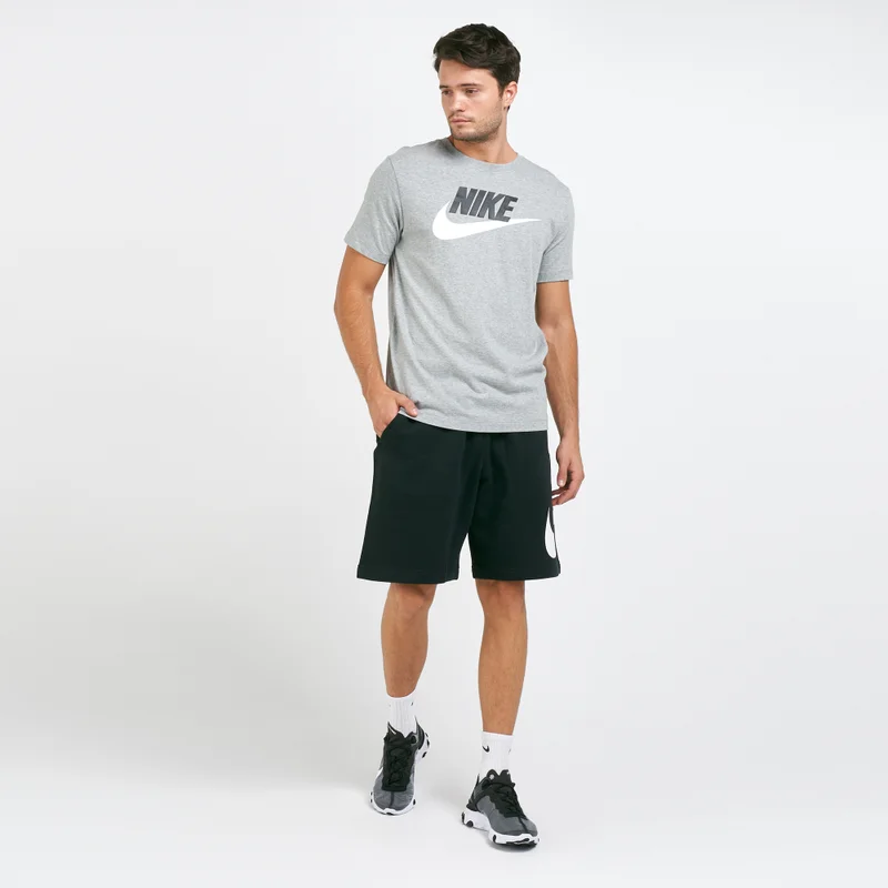 Nike Grey Men's Sportswear Icon Futura T-Shirt for Men | Best Price UAE