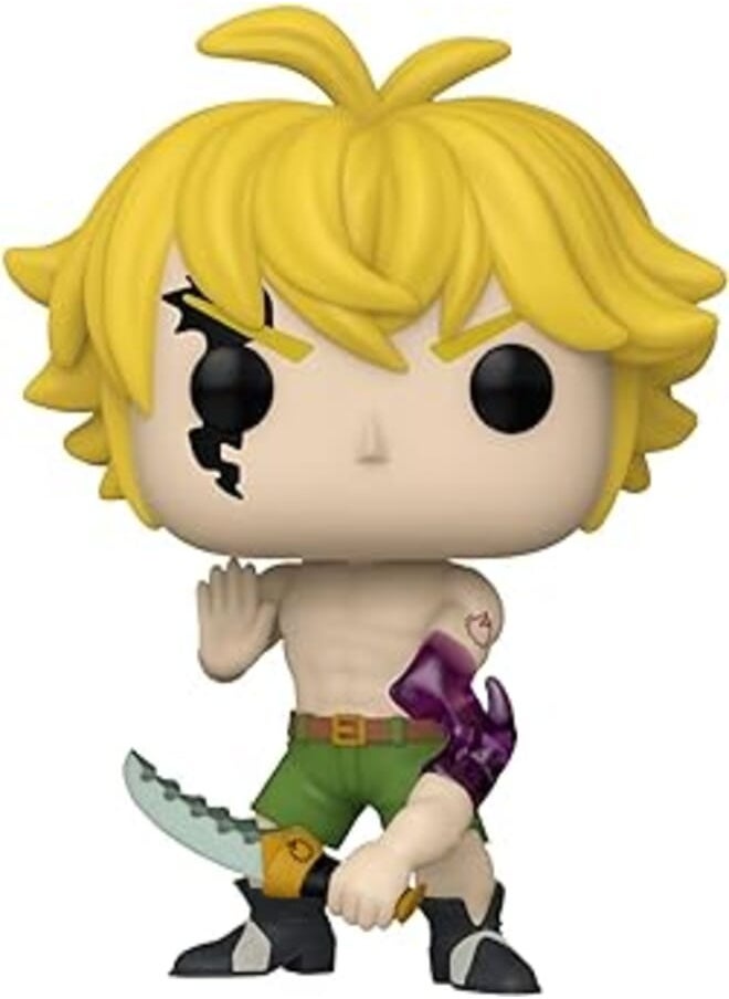 Funko All Pop! Animation: Seven Deadly Sin - Meliodas (DM) w/chase (Exc) - Collectable Vinyl Figure - Gift Idea - Official Merchandise - Toys for Kids & Adults - TV Fans - Model Figure for Collectors 