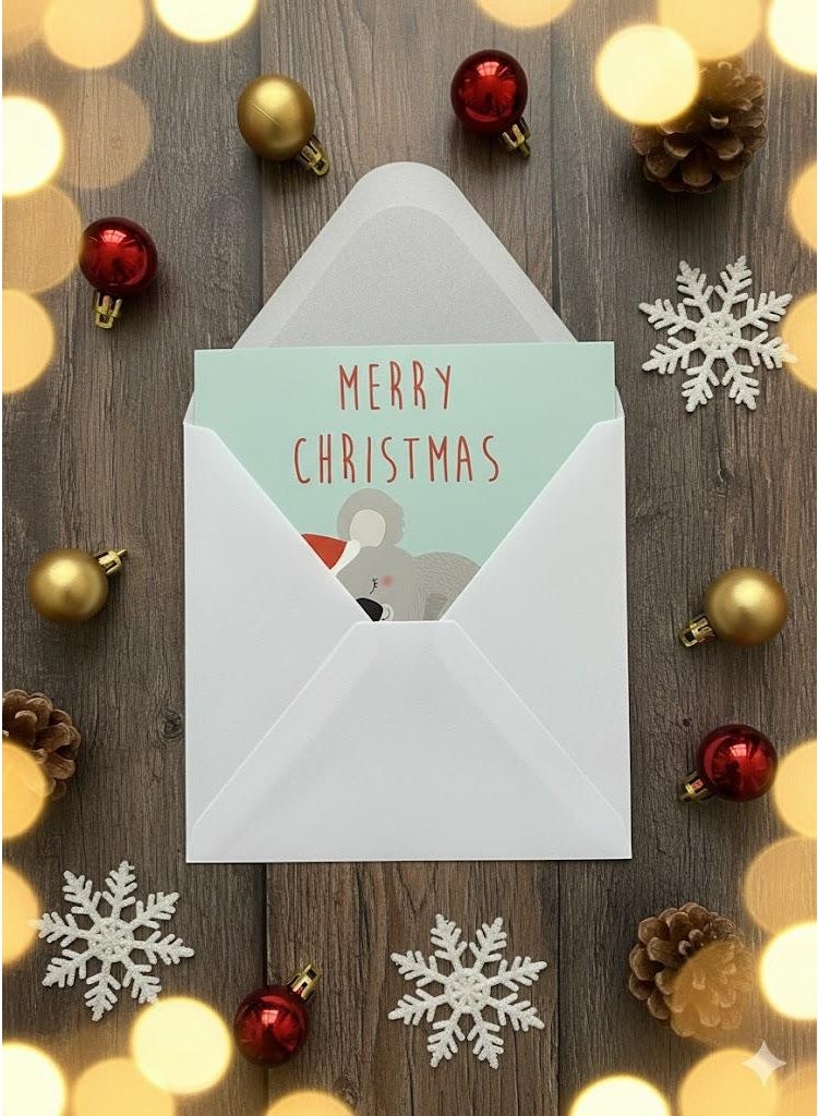 Christmas Greeting Cards – Box of 12 Cards (6 Cards per Design) – Assorted Festive Designs - Image 5