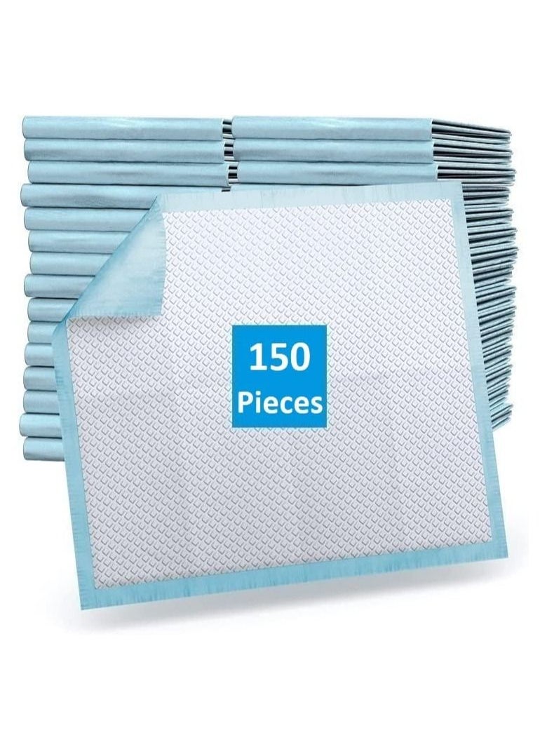 Cherry Medical Supply 150-Pieces Packed in 15 Pouches 60 cm x 90 cm XL Disposable Underpads, Incontinence Pads, Chux, Bed Covers, Puppy Training, Super Absorbent Protection for Kids Adults Elderly  - Image 1