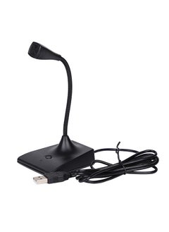 USB Conference Computer Microphone Desktop Wired 360°Omnidirectional Condense Mic Plug & Play Gooseneck for Computer PC Laptop Office Online Meeting Recording Games Video Music Singing Skype