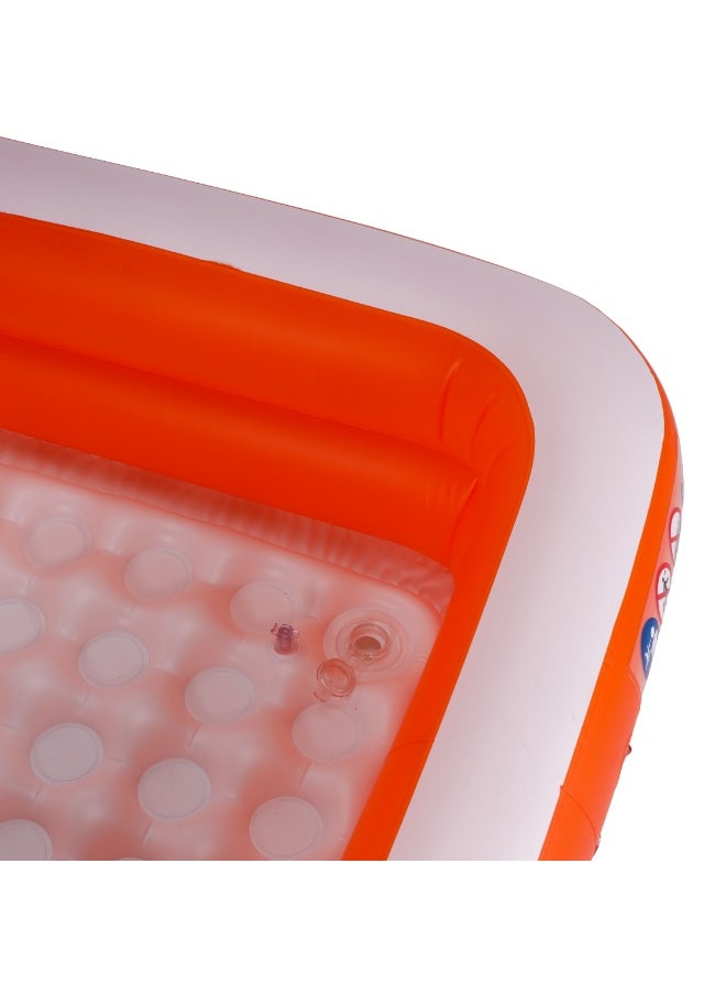 Epsilon Epsilon Play Box Pool- 85x85x23 cm (33x33x9"), Safe Inflatable Pools for Swimming, for 3+ Years/ Perfect for Home, Picnic, Park/ EPSSE1669 , Orange  - Image 5