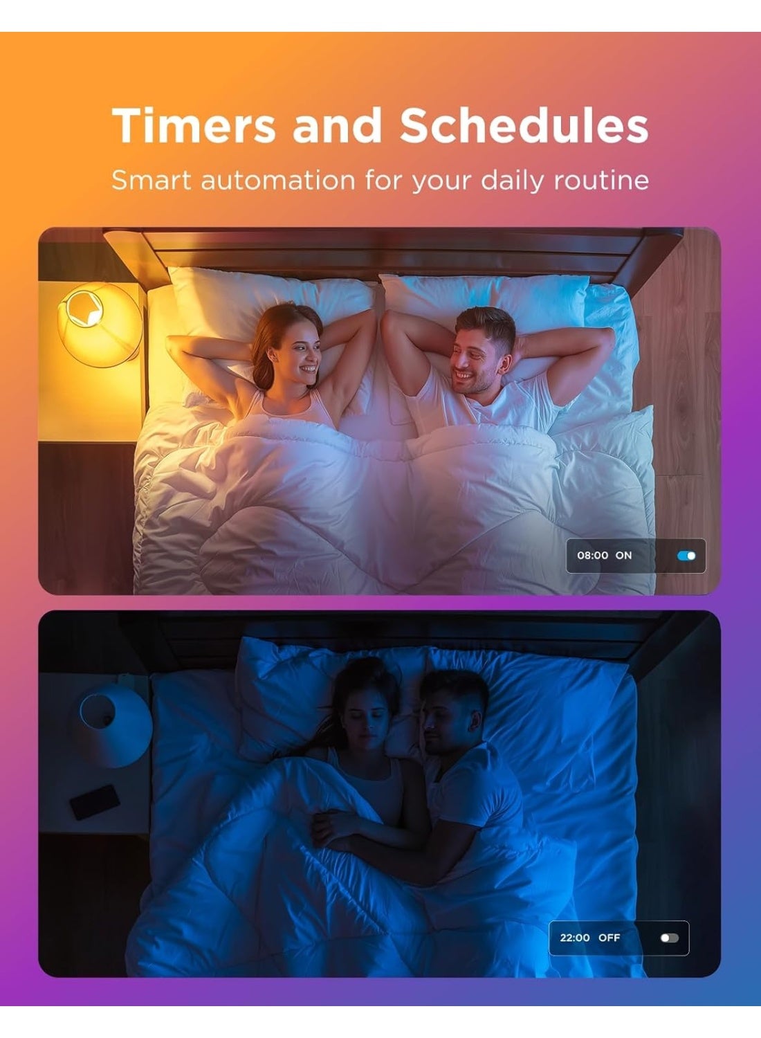 Govee Smart Led Light Bulb A19 800 Lumens Rgbww 4Pcs