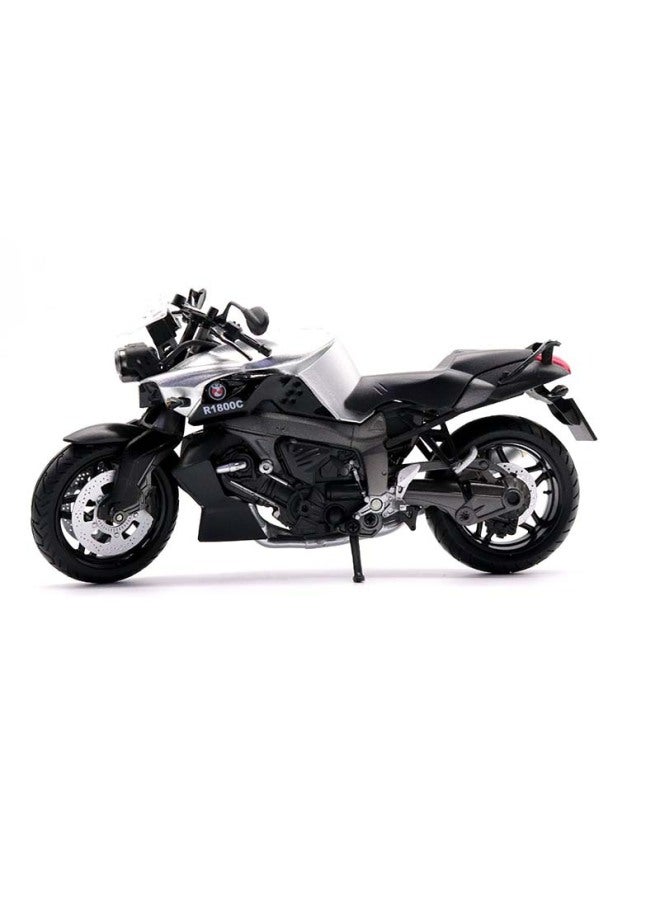 1:12 Alloy BMW Motorcycle Model Children's Toy Car Ornaments Sliding Car Model Boy Toy-Color:792 Silver  - Image 4