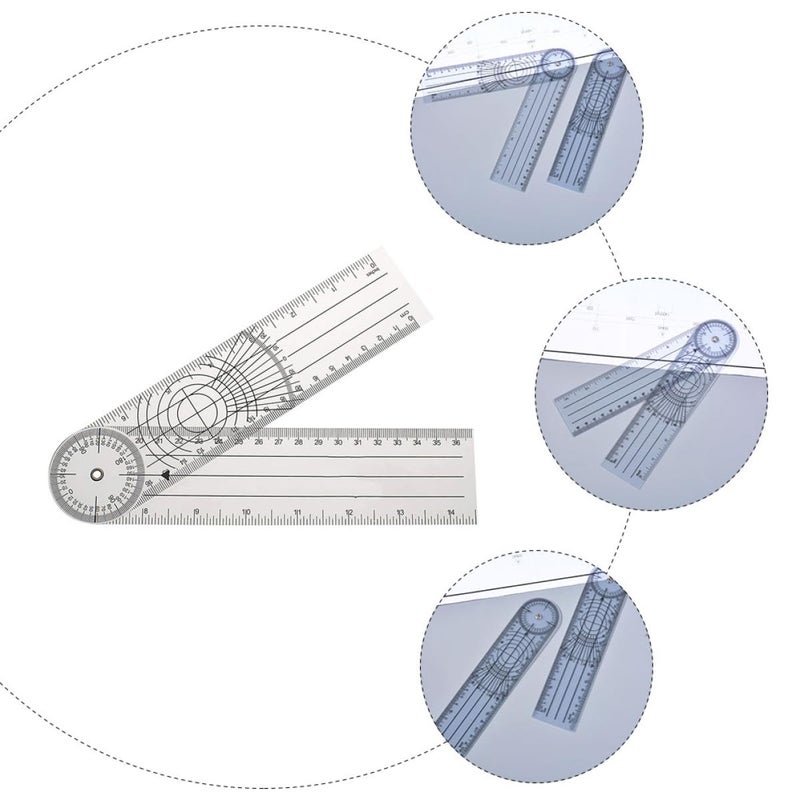 مقياس زوايا PVC للعلاج الطبيعي وقياس زوايا العمود الفقري العظمي - Image 4