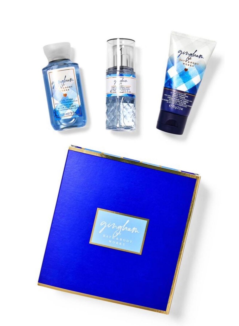 Gingham Mini Gift Box Set