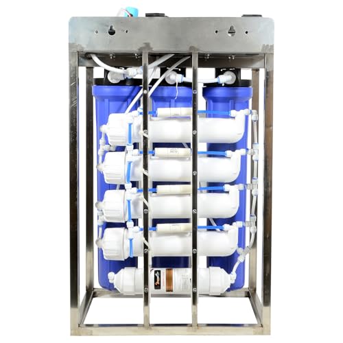Pure Plus Pureplus 50 LPH Commercial RO Water Purifier Plant with TDS Adjuster 50 Litre Blue Stainless steel Full Automatic with TDS Adjuster - Image 3