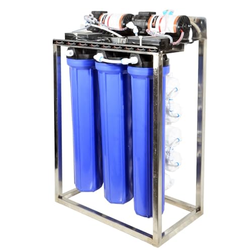 Pure Plus Pureplus 50 LPH Commercial RO Water Purifier Plant with TDS Adjuster 50 Litre Blue Stainless steel Full Automatic with TDS Adjuster - Image 2