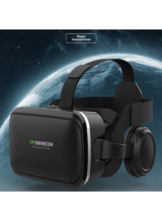 VRSHINECON VR Glasses Thousand Magic 6 Generation G04E/A Headset Version Mobile Phone 3D Virtual Reality Helmet Panorama-Color:G02ED+052  - Image 4