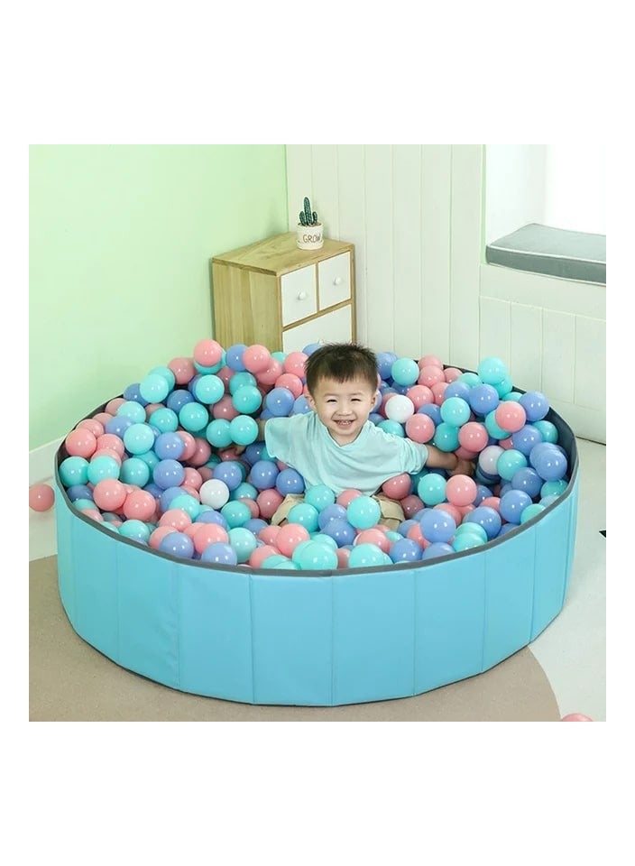 Savi Large Foldable Kids/Baby Portable Ball Pit - 80x80cm with 200 BPA-Free Soft Plastic Balls for Toddler Boys and Girls - Image 4