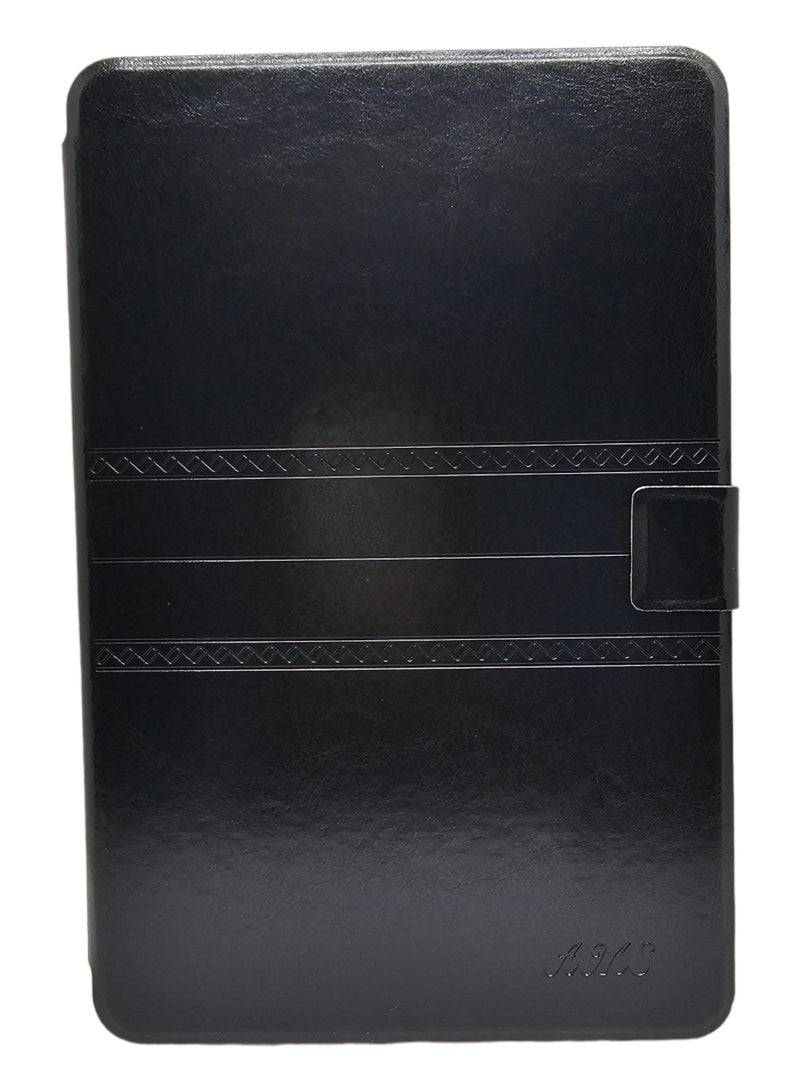 إيه إم إس غطاء حماية قلاب مزود بمسند لجهاز شاومي ريدمي باد 6 وباد 6 برو مقاس 11 بوصة - أسود - Image 1