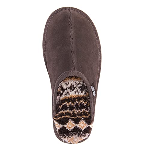 MUK LUKS mens Dave Slipper, Chocolate, 11 US - Image 3