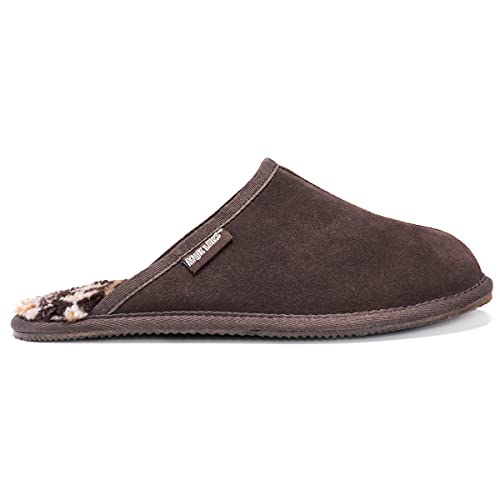 MUK LUKS mens Dave Slipper, Chocolate, 11 US - Image 5
