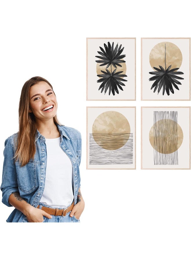 Insire Set of Geometric Prints, Wall Art Poster, Abstract Geometric Prints - Unframed (8x10) - Image 5