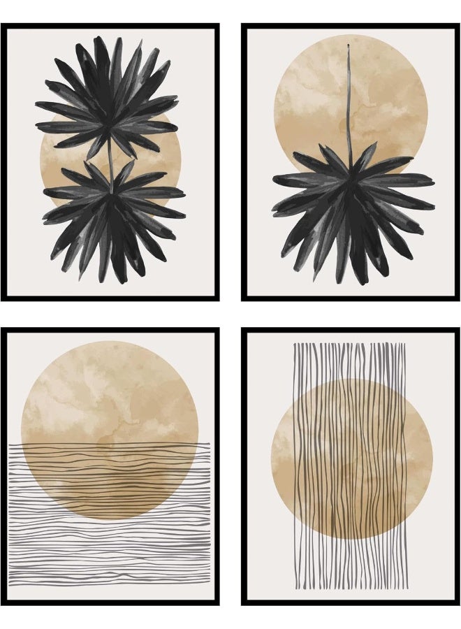 Insire Set of Geometric Prints, Wall Art Poster, Abstract Geometric Prints - Unframed (8x10) - Image 1