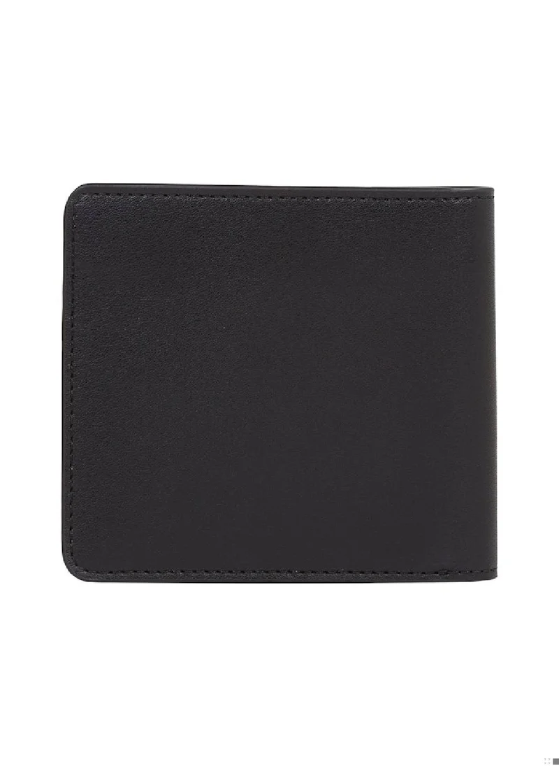 TOMMY JEANS Men's Heritage Slim Wallet - Leather, Black