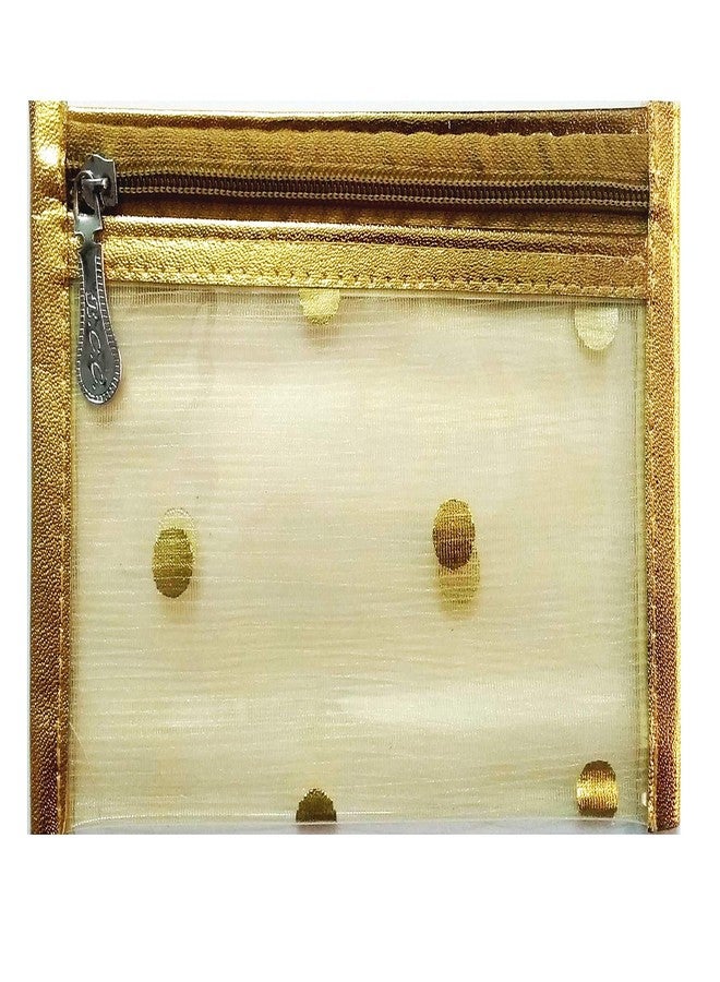DIVYANA Makeup Accessories Travel Pouch Purse Case, 7x4.5 Inch - Set of 6 - Image 2