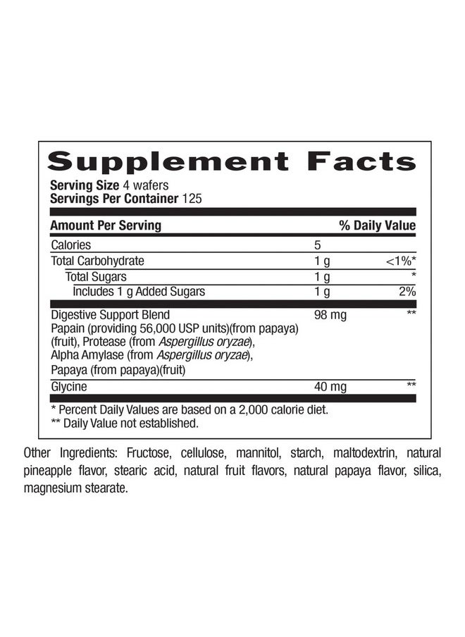 Country Life - Papaya Digestive Support Daily Enzymes To Promote Digestive Health And Nutrient Absorption 500 Ct - Image 1