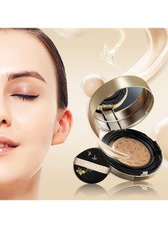 CATKIN Cushion Foundation with Pressed Powder Waterproof Full Coverage Foundation Lightweight Pressed Setting Powder SUMMER PALACE Collection  - Image 3