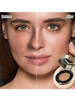 CATKIN Cushion Foundation with Pressed Powder Waterproof Full Coverage Foundation Lightweight Pressed Setting Powder SUMMER PALACE Collection  - Image 5