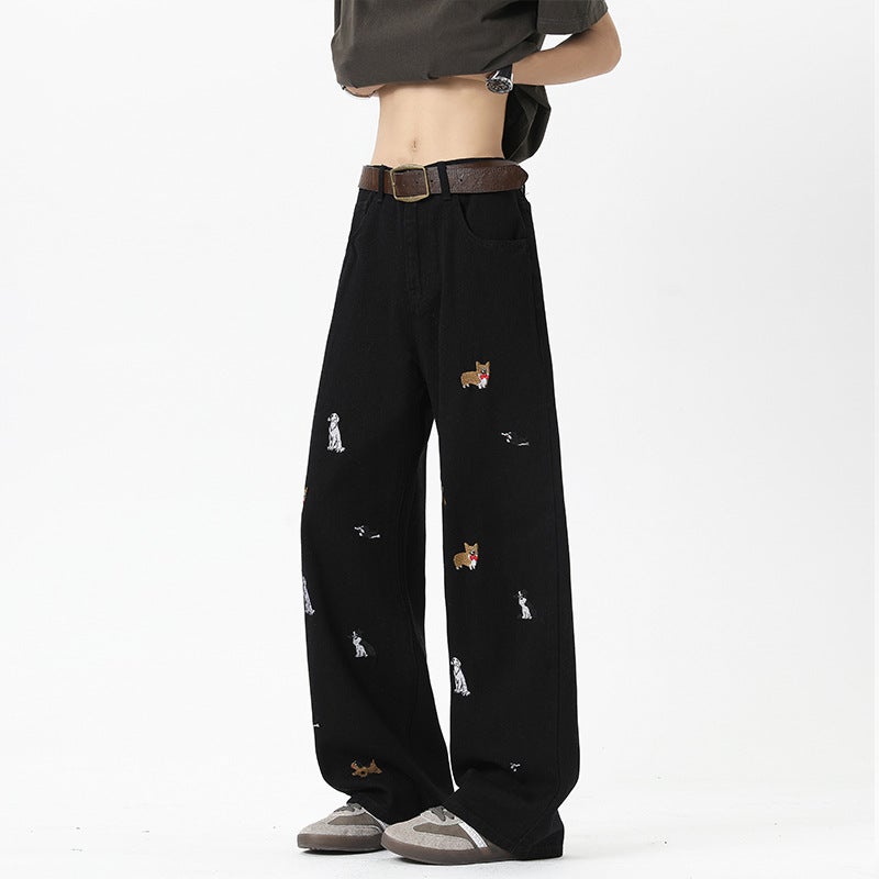 Unisex Casual Daily Denim Jeans - Image 3