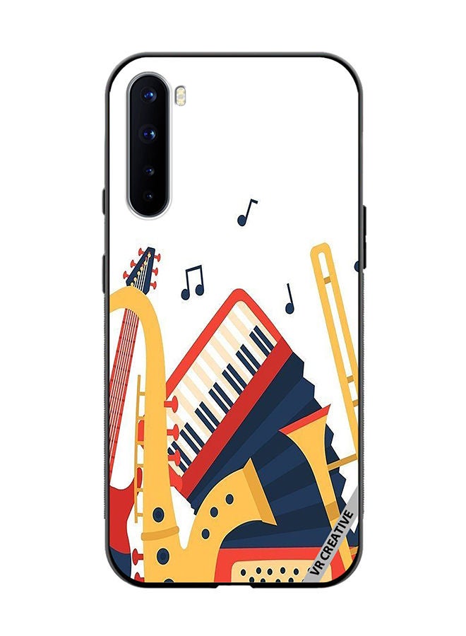 VR CREATIVE Protective Case Cover For OnePlus Nord Music Instruments Design Multicolour - Image 1