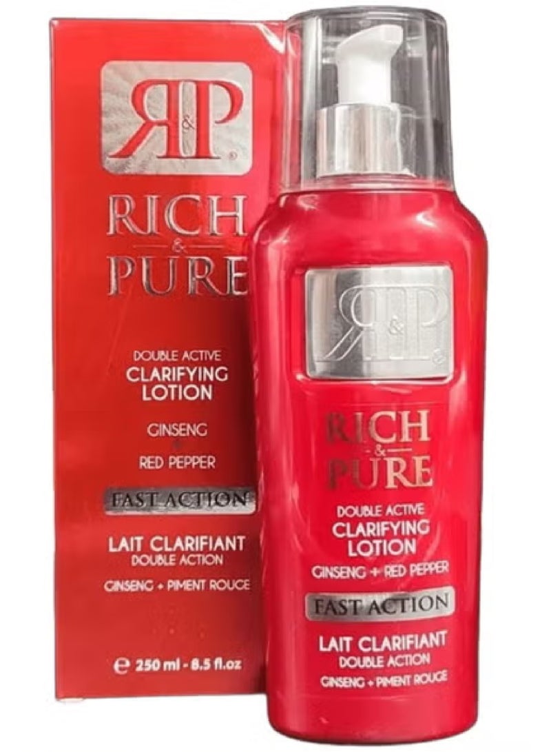 Rich & Pure Double Active Clarifying Lotion 250 ml - Image 1