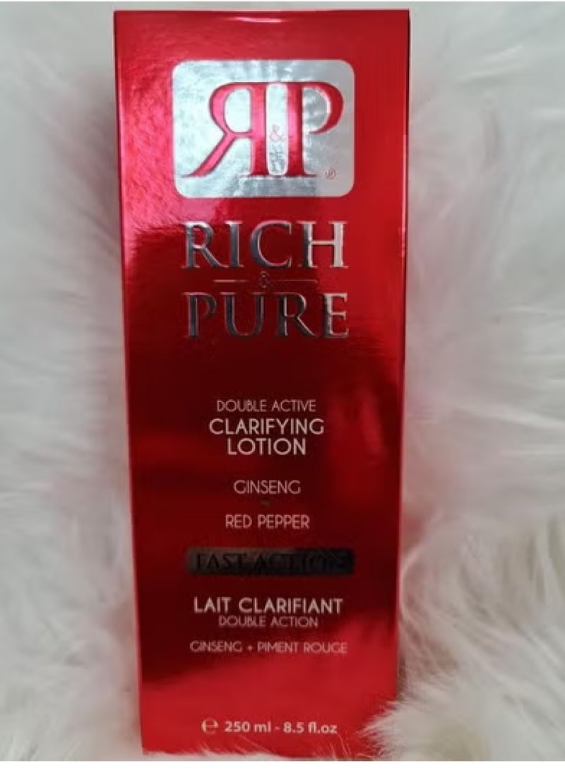 Rich & Pure Double Active Clarifying Lotion 250 ml - Image 2