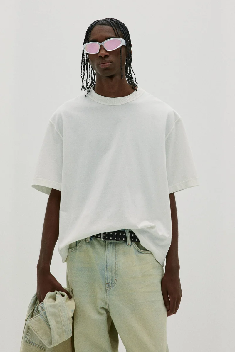 H&M Boxy Fit Washed T-shirt