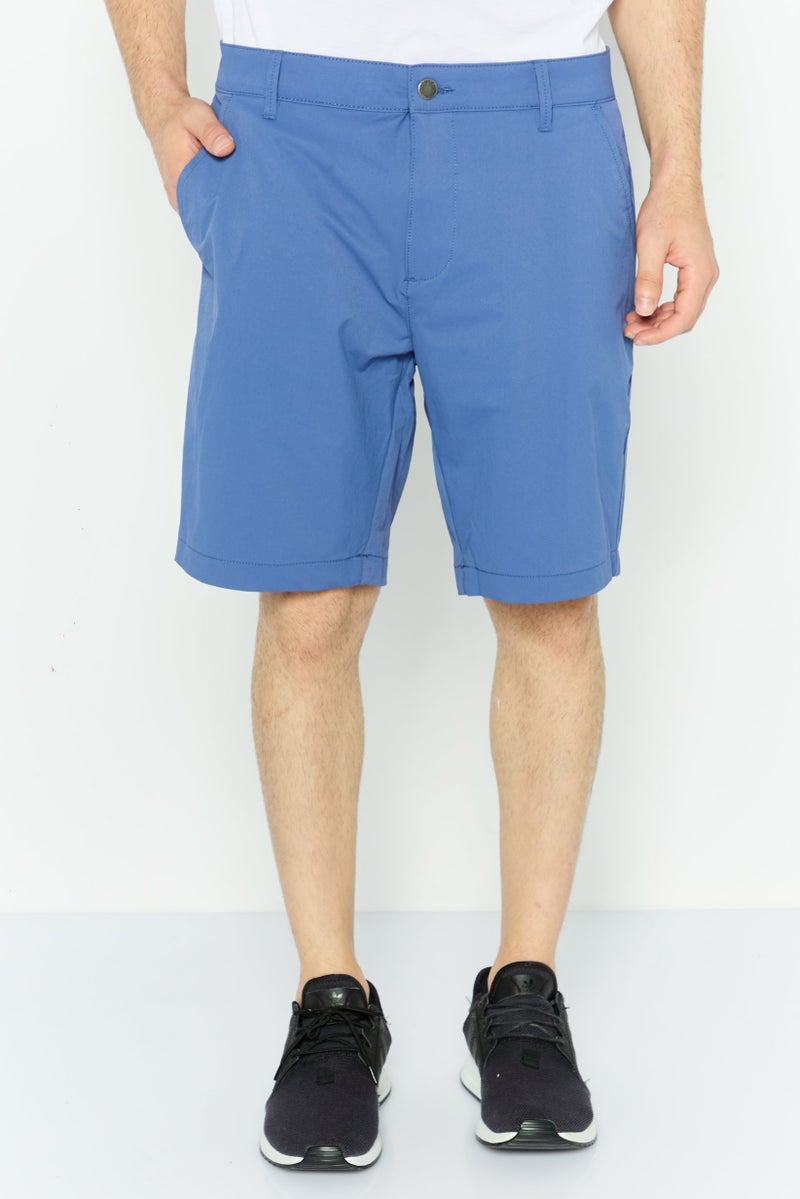 VINCE CAMUTO Men Solid Chino Shot, Slate Blue - Image 1