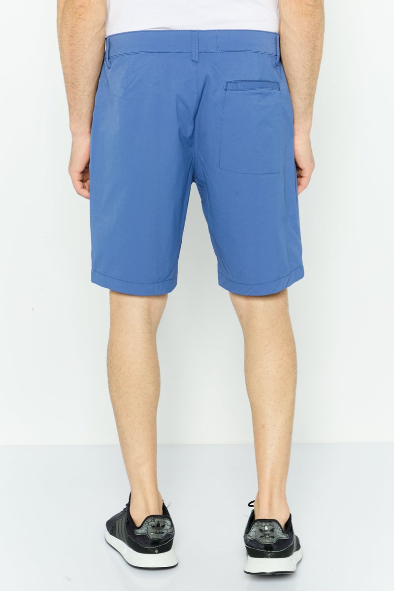 VINCE CAMUTO Men Solid Chino Shot, Slate Blue - Image 4