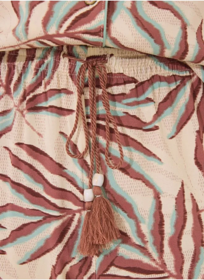 women'secret Leaf print classic pyjamas