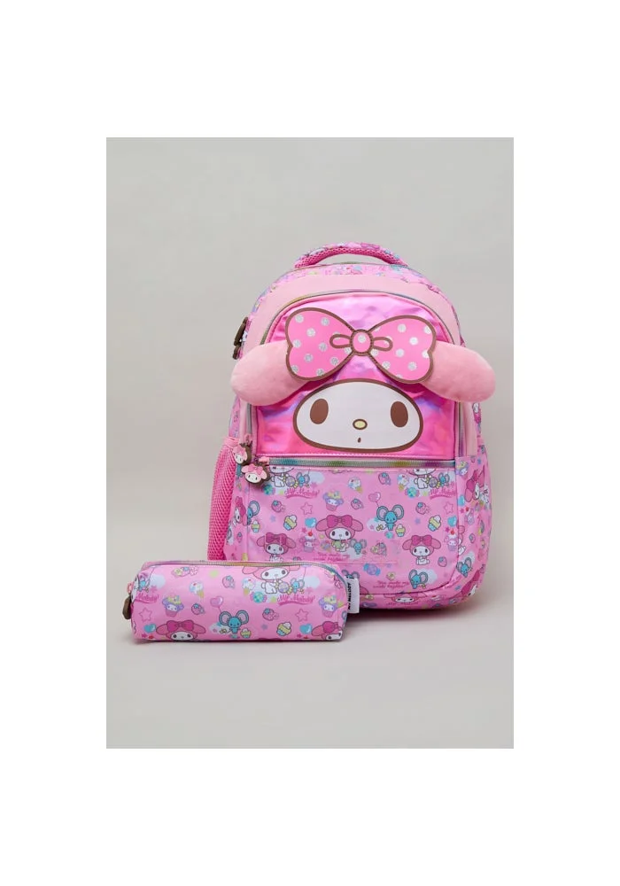 أر أند بي My Melody Print 16" Backpack with Pencil Pouch