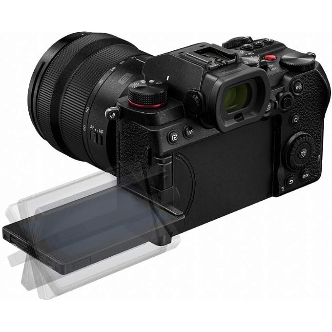 rayihni LUMIX S5 Full Frame Mirrorless Camera, 4K 60P Video Recording with Flip Screen & WiFi, L-Mount, 5-Axis Dual I.S., DC-S5BODY (Black) | Body-Only, 24.2MP Full-Frame CMOS, Internal 4k60p 10-Bit, 5-Axis Dual I.s. Up to 6.5 Stops, Vari-Angle 3 Flip LCD, L-Mount - Image 4