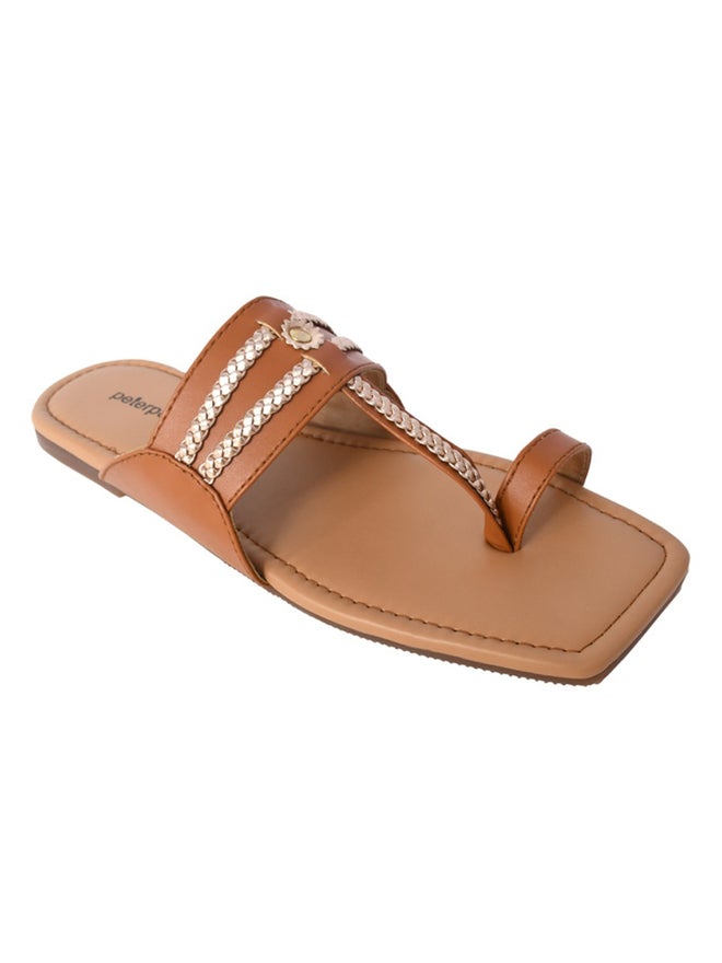 Peterpapa Kolhapuri Toe-Post Slip-On Sandals - Image 2