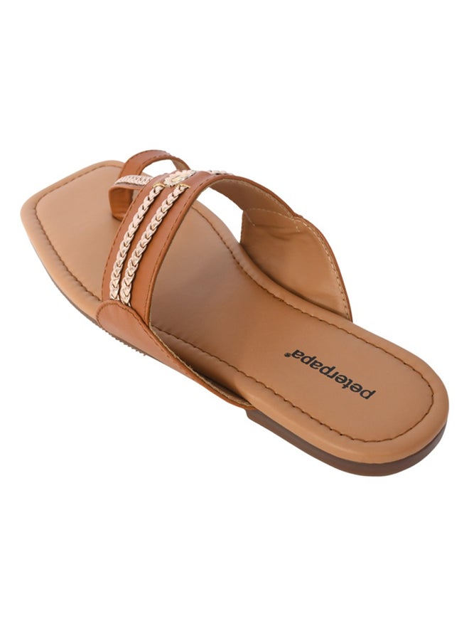 Peterpapa Kolhapuri Toe-Post Slip-On Sandals - Image 3