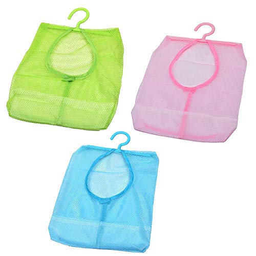 Zomoza Multipurpose Clothespin Bag with Hanger,Hanging Storage Mesh Bag for Home Over The Door(Pack of 2) - Image 1