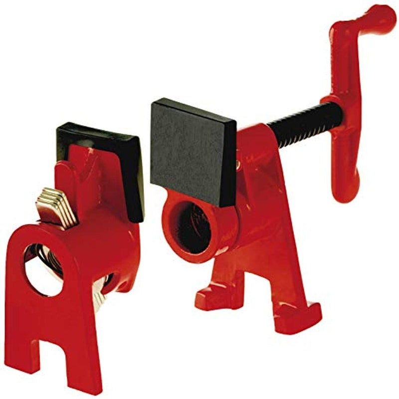 Bessey Bessey BPC-H34, 3/4-In. H Style Pipe Clamps - Incredibly Versatile, Easy To Assemble, Indespensable Workshop Clamp For Woodworking, Carpentry, Home Improvement, and DIY Projects  - Image 1